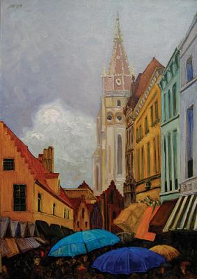 Umbrellas at Brugge. Monakhov Ruben
