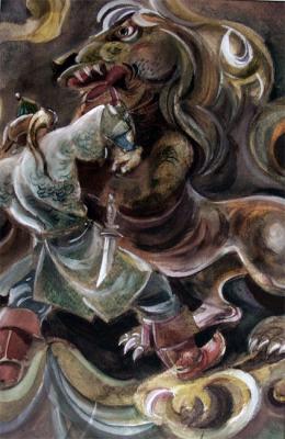 Geser, a folk hero of Buryatia