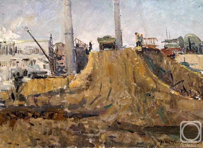 Fedorenkov Yury. Bridge building on the river Jajva