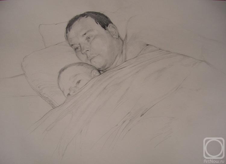 Roshina-Iegorova Oksana. Father and son (Awakening)
