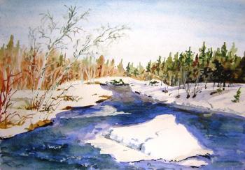 The cold river. Peschanaia Olga