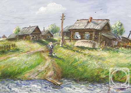 Guryava-Sazhaeva Alexandra. Near quick river