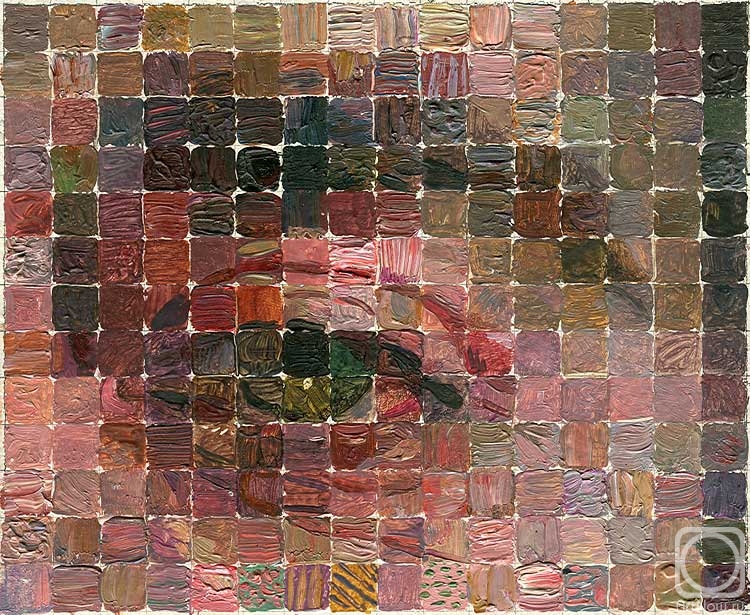 Yudaev-Racei Yuri. Eye. Etude before Vincent`s portrait