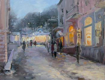 The twilight of winter Kislovodsk. Makarov Vitaly