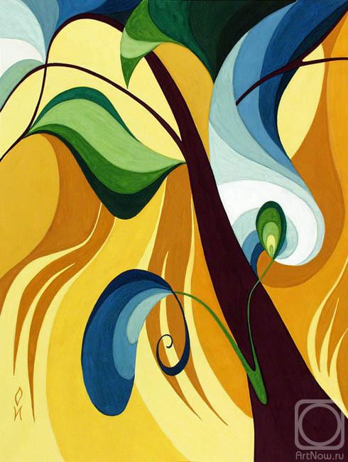 Ovcharuk Inna. Wonderful garden. Composition 3