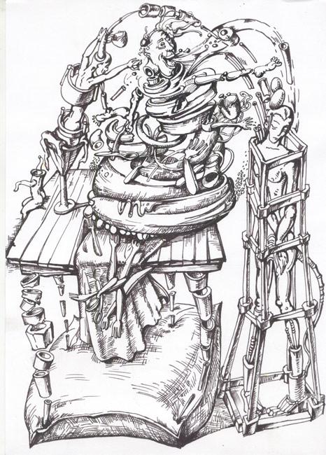 Dementiev Sergey. Obiyadenie. From cycle "Seven mortal sins"