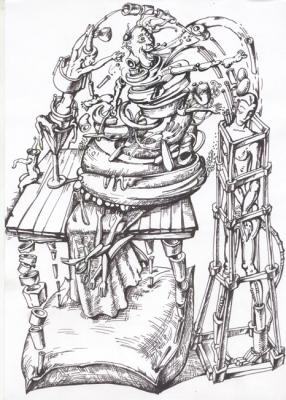 Obiyadenie. From cycle "Seven mortal sins". Dementiev Sergey