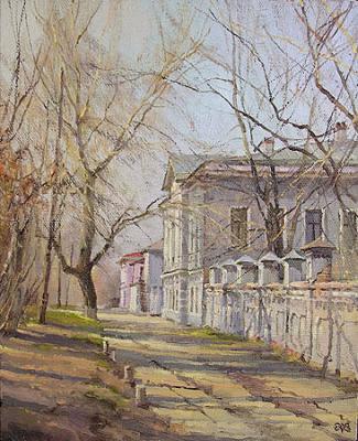 The spring in old town. Efremov Alexey