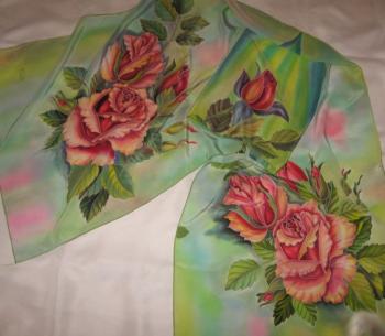 Scarf "Roses"