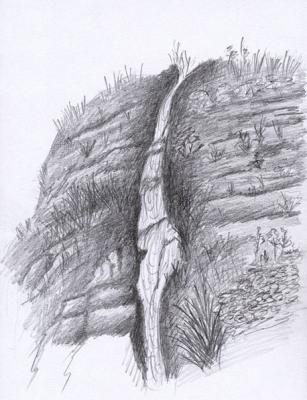 Waterfall. Rustamian Julia