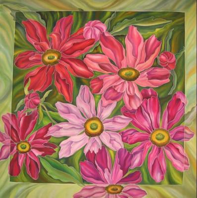 Handkerchief "Flower Carpet"
