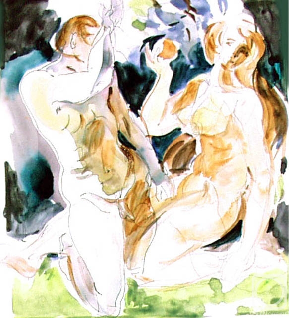 Vrublevski Yuri. Adam and Eve. The temptation