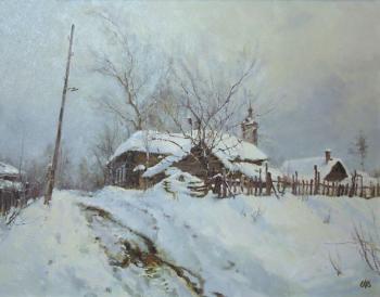 Snowing winter. Efremov Alexey