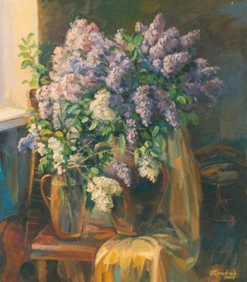 Still-life with a lilac. Khachatryan Meruzhan