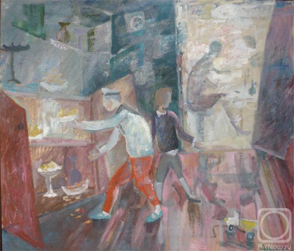 Dashkina Saniya. Childhood. Soon guests