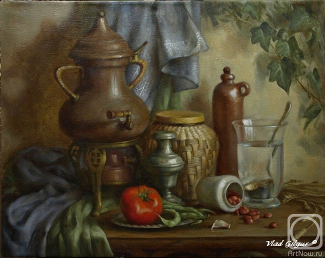 Gilgur Vlad. Still life with coffee pot