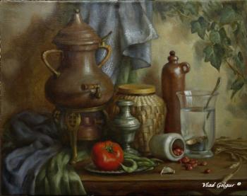 Still life with coffee pot. Gilgur Vlad