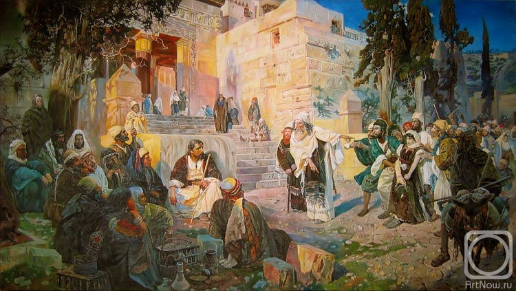 Elokhin Pavel. Christ and the Sinner (V. Polenov)