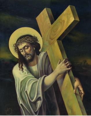 Christ Carrying the Cross. Kharabadze Teimuraz