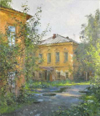 Картина «Вечер в старом городе»