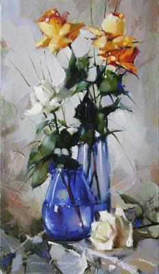 Still-life with roses. Gappasov Ramil