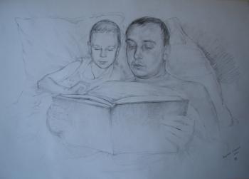 Father and son (Education). Roshina-Iegorova Oksana