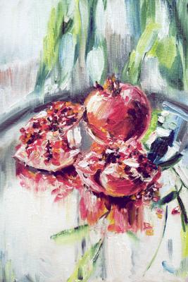 Etude with pomegranates. Lankova Yulia