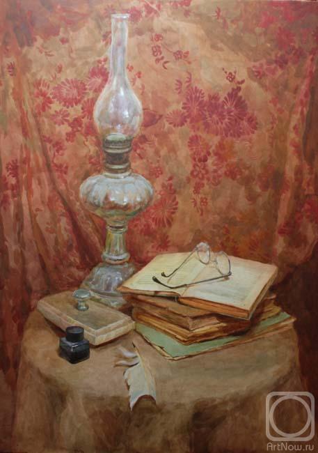 Dobrodeeva Elena. Still life with lamp