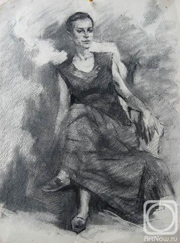 Gabunia Nikoloz. In the chair (sketch)