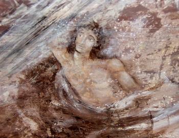 Odysseus and Pallas Athena (from the series "Ancient Myths from Leah Kokai"). Kokaya Lya