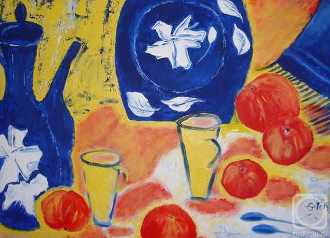 Tchercheeva Gulsara. Le The A Deux