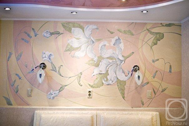 Demyshev Aleksandr. Wall painting in the bedroom