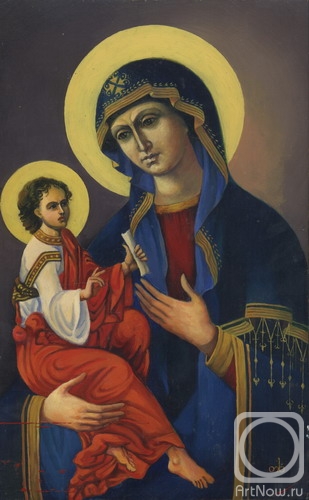 Kharabadze Teimuraz. Georgian icon of the Mother of God (byzantine)
