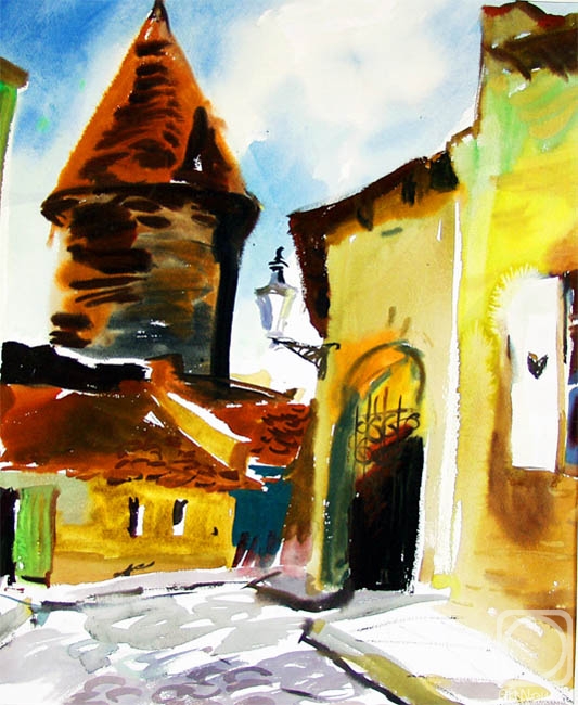 Vrublevski Yuri. A little road in old Vilnius