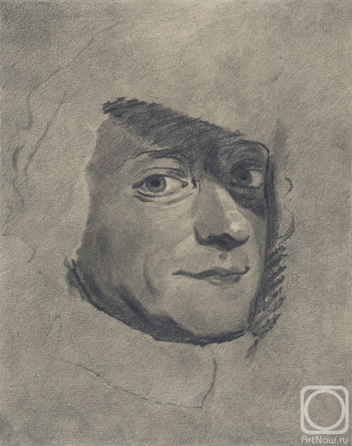 Chernov Denis. A Copy of Maurice Quentin de La Tour's Selfportrait