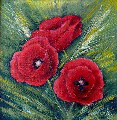 Red poppies. Orlov Andrey
