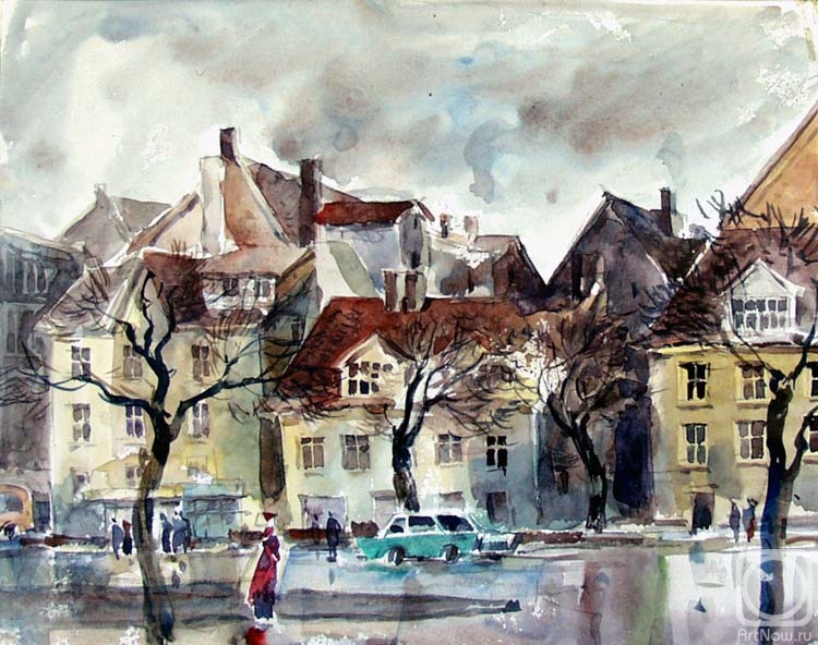 Vrublevski Yuri. Rainy day in Riga
