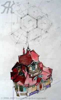 Sketch 56 (Dwelling). Kozlov Jacobus