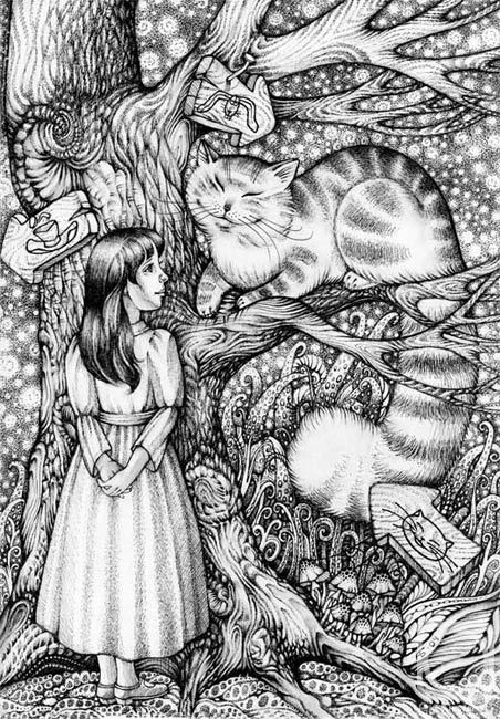 Belova Asya. Alice and the Cheshire Cat