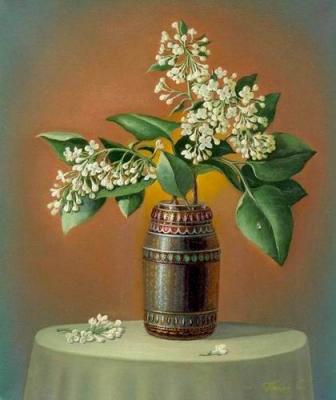 White lilac. Panin Sergey