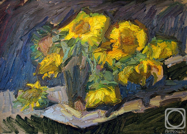 Yudaev-Racei Yuri. Sunflowers