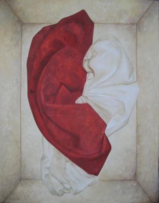 Red and white. Drapirin 11