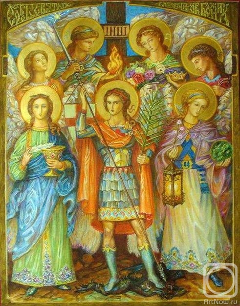 Kozlov Jacobus. "The Council of archangels" icon