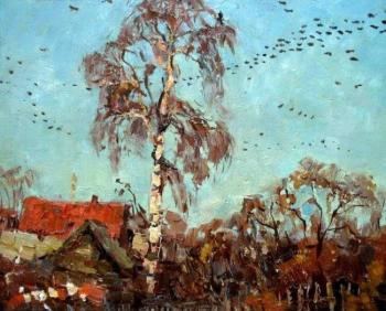 Birds gather in flocks again. Kozlov Jacobus