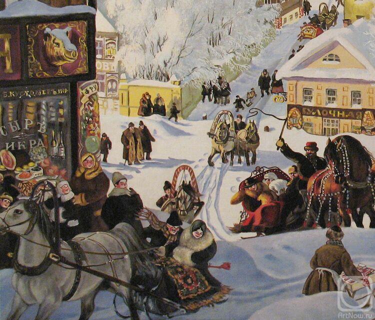Масленичная неделя кустодиев. Кустодиев Масленица 1919. Кустодиев Масленица картина.