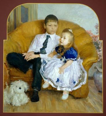 Brother and sister. Kushevsky Yury