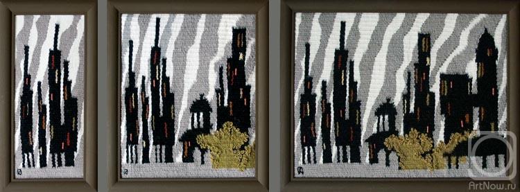 Galaktionova Elena. Manhattan (triptych)