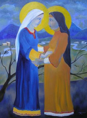 MEETING Mary and Elizabeth. Adamovich Janna