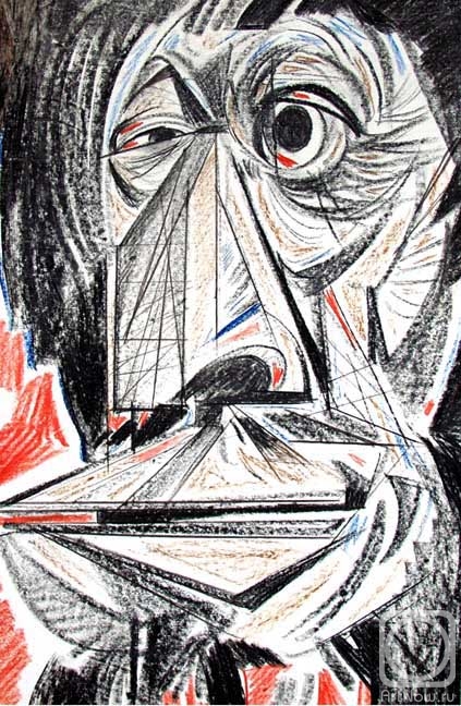 Vrublevski Yuri. Self portrait. In the Picasso spirit