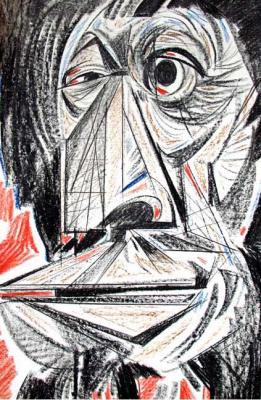 Self portrait. In the Picasso spirit. Vrublevski Yuri